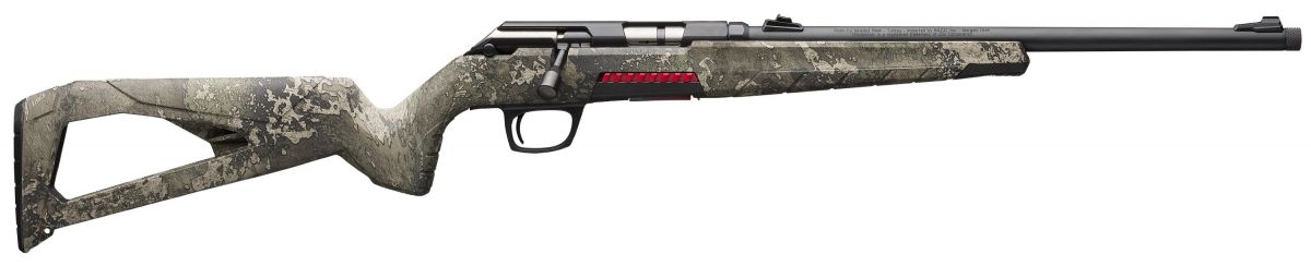 Winchester Xpert 22 .22 LR, 16.5" Barrel, TrueTimber Strata, Suppressor Ready, 10 Rounds - 10+1 Rounds | 16.5" Barrel | Camo Stock | Blue/Black