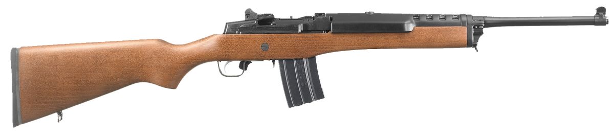 Ruger Mini-14 Ranch 5.56x45 18.5" Blued, Hardwood Stock 20+1 - 20+1 Rounds | 18.5" Barrel | Wood Stock | Blue/Black