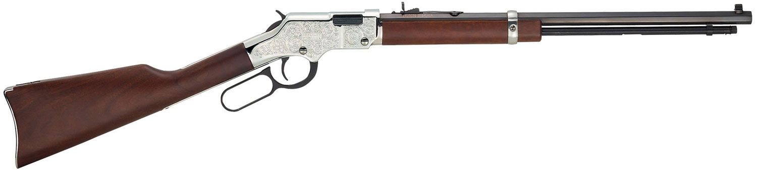 Henry Silver Eagle .17 HMR20" Octagon 11+1 - 12+1 Rounds | 20" Barrel | American Walnut Stock | Wood | Stainless/Silver