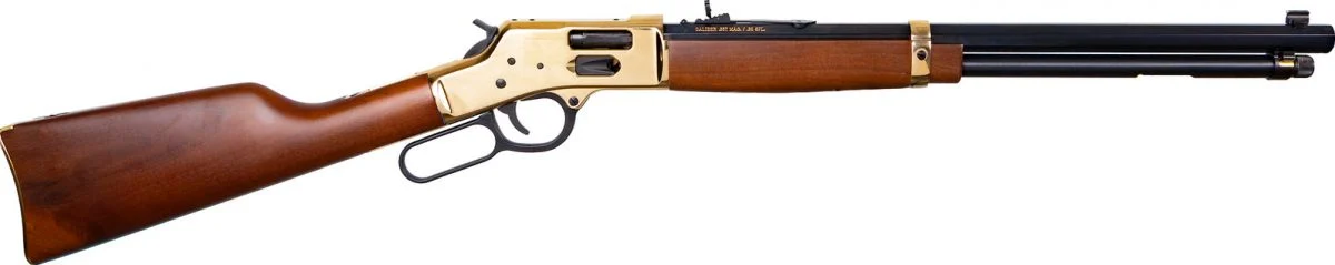 Henry Big Boy Brass Side Gate .357 Mag/.38 Special Rifle 20" 10+1 - 10+1 Rounds | 20" Barrel | Blue/Black