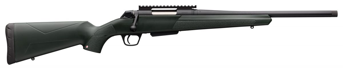Winchester XPR Stealth SR .308 Winchester - 3+1 Rounds | 16.5" Barrel | Green Stock | Synthetic | Blue/Black