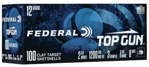 Federal Top Gun 12GA 2.75" 1 1/8 oz #7.5 1200fps100rd box
