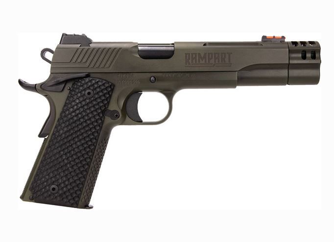 Kimber Rampart .45 ACP Semi Auto Pistol - 8+1 Rounds | 5" Barrel | Green | Fiber Optic Sights