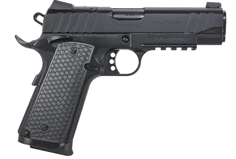Girsan MC1911C Influencer .45 ACP Semi Auto Pistol - 8+1 Rounds | 4.4" Barrel | Blue/Black | 3-Dot Sights
