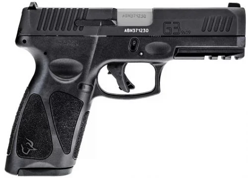 Taurus G3 9mm Pistol - 17 Rounds | 4" Barrel | Polymer Grips | Blue/Black | 3-Dot Sights