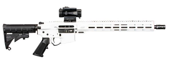 APF GUARDIAN 5.56 WHITE 16" MLOK M4 30RD OPTICS - 16" Barrel | M4 Stock | White