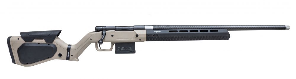 Howa-Legacy M1500 HERA H7 SERIES 308 Winchester Bolt Action Rifle - 5+1 Rounds | 24" Barrel | Tan Stock | Synthetic | Blue/Black