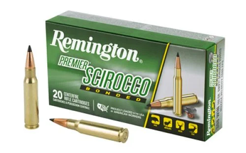 Remington 308 Winchester 165 Grain Premier Swift Scirocco Bo - Brass Casing