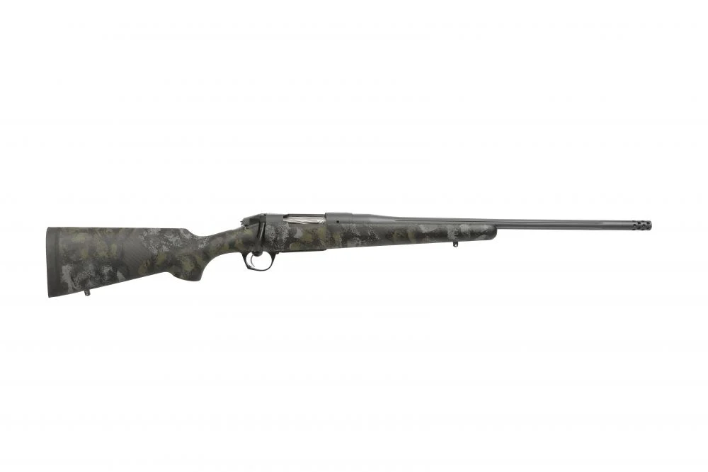 Bergara Canyon 308 Win Bolt Action Rifle - 4+1 Rounds | 20" Barrel | Camo Stock | Carbon Fiber | Gray