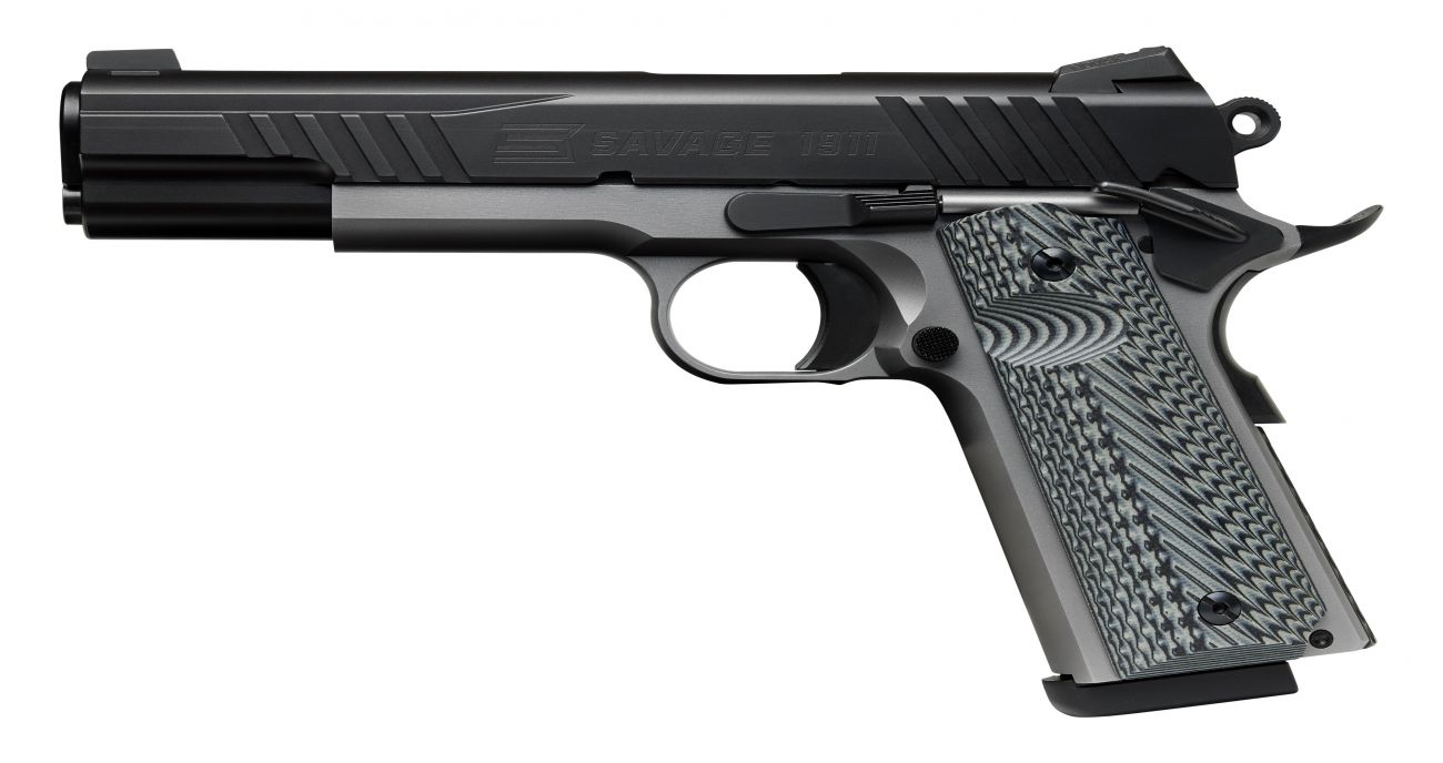 Savage Government 1911 Two-Tone 45 ACP Semi-Auto Handgun - 8+1 Rounds | 5" Barrel | Night Sights