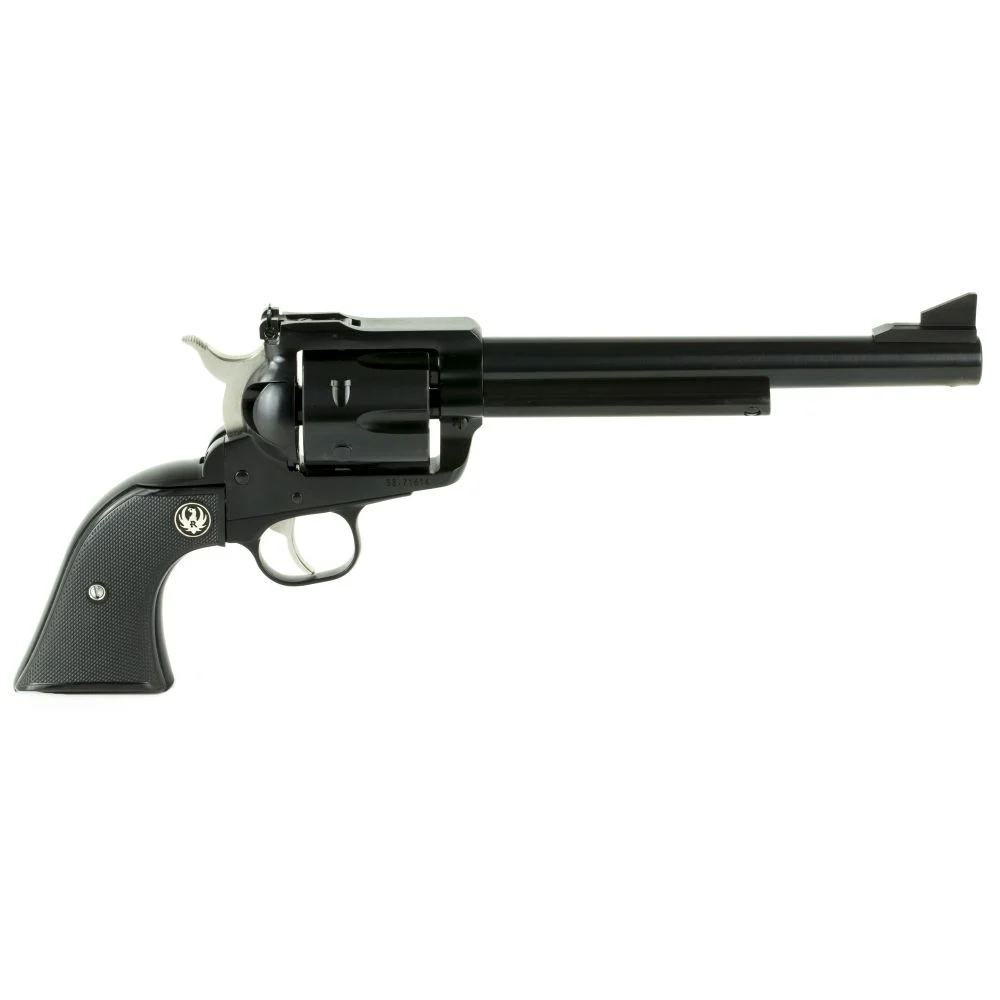 Ruger Blackhawk 45 Long Colt Revolver - 6 Rounds | 7.5" Barrel | Polymer Grips | Blue/Black | Adjustable Sights
