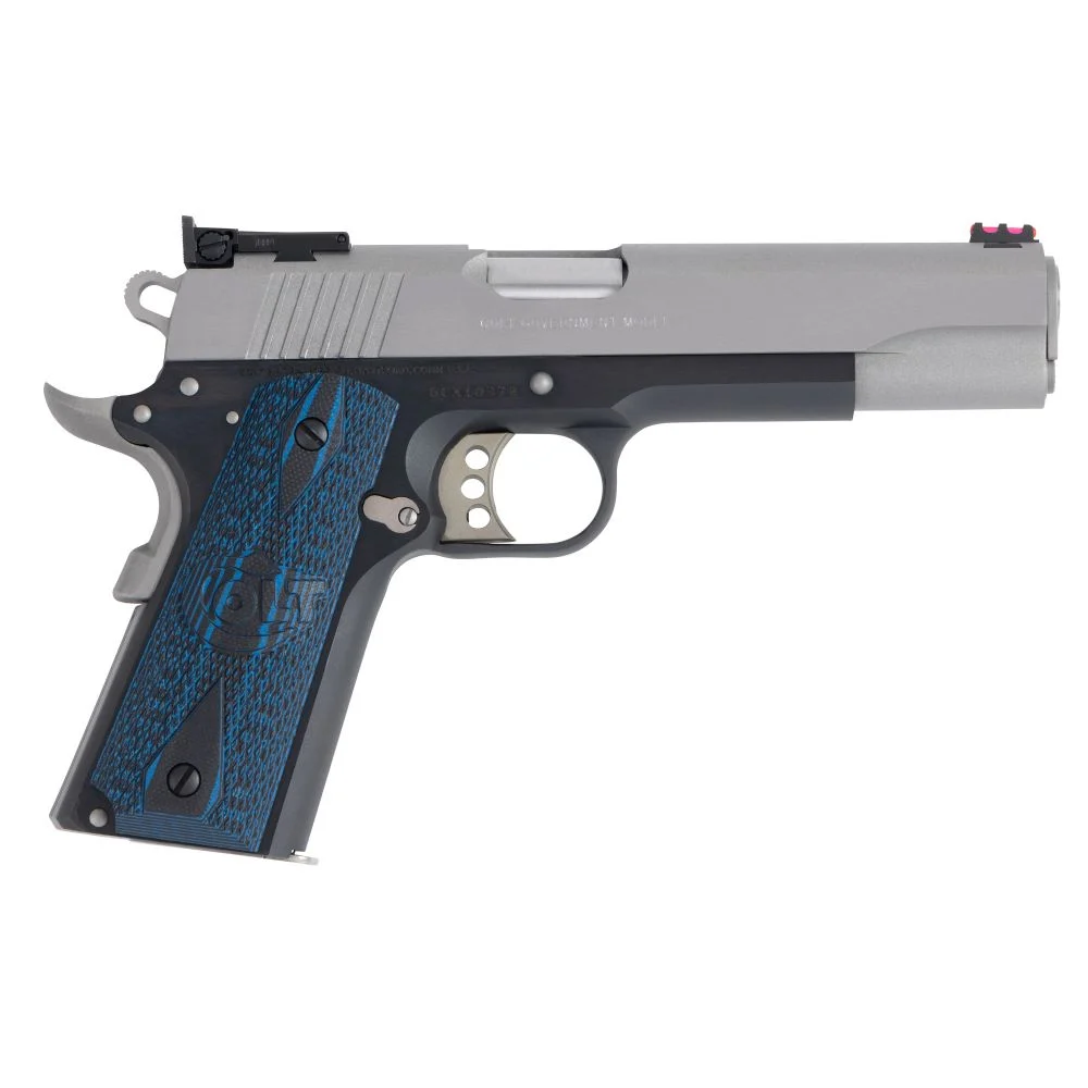Colt 1911 Gold Cup Lite 45 ACP Semi Auto Pistol - 8+1 Rounds | 5" Barrel | Two-Tone | Fiber Optic Sights