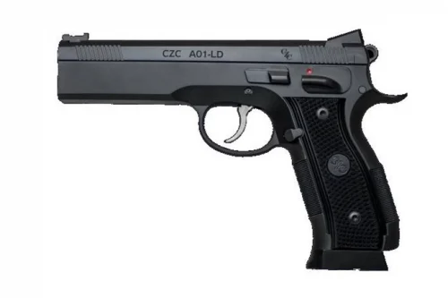 CZ A01-LD Custom 9mm Pistol - 19+1 Rounds | 4.92" Barrel | Polymer Grips | Blue/Black | 3-Dot Sights