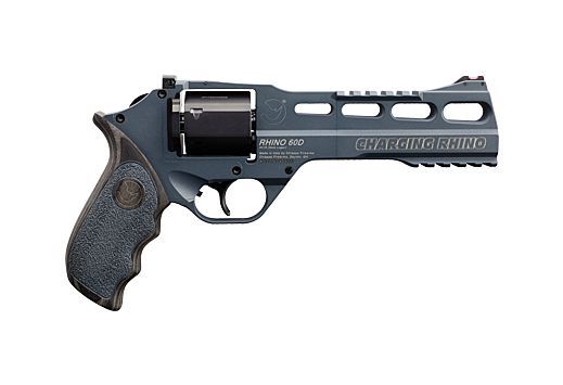 Chiappa Firearms Rhino 60DS Gen II *CA Compliant 9mm Luger 6rd 6" Kobalt Kinetics Slate Cerakote Frame & Barrel Black C - 6 Rounds | 6" Barrel