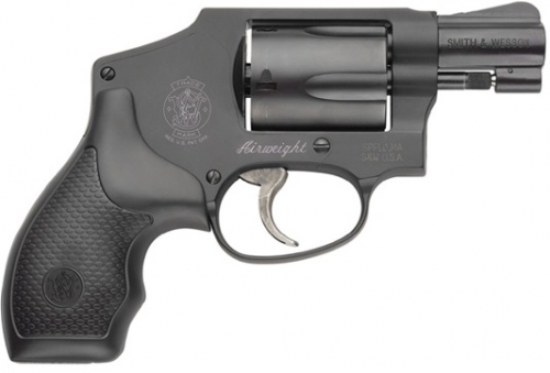 Smith & Wesson Model 442 Airweight 38 Special Revolver - 5 Rounds | 1.87" Barrel | Polymer Grips | Blue/Black | 3-Dot Sights