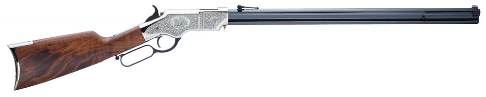 Henry Original Silver Deluxe Engraved Lever 44-40 Winchester 24.5" 13+1 - 13+1 Rounds | 24.5" Barrel | Walnut Stock | Wood