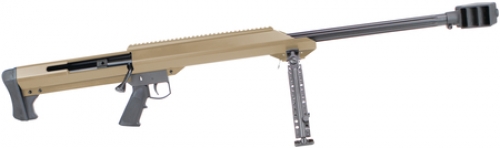 Barrett M99 System Tan 1RD 50BMG 29" - 1 Round | Fixed Stock | Synthetic | FDE/Tan