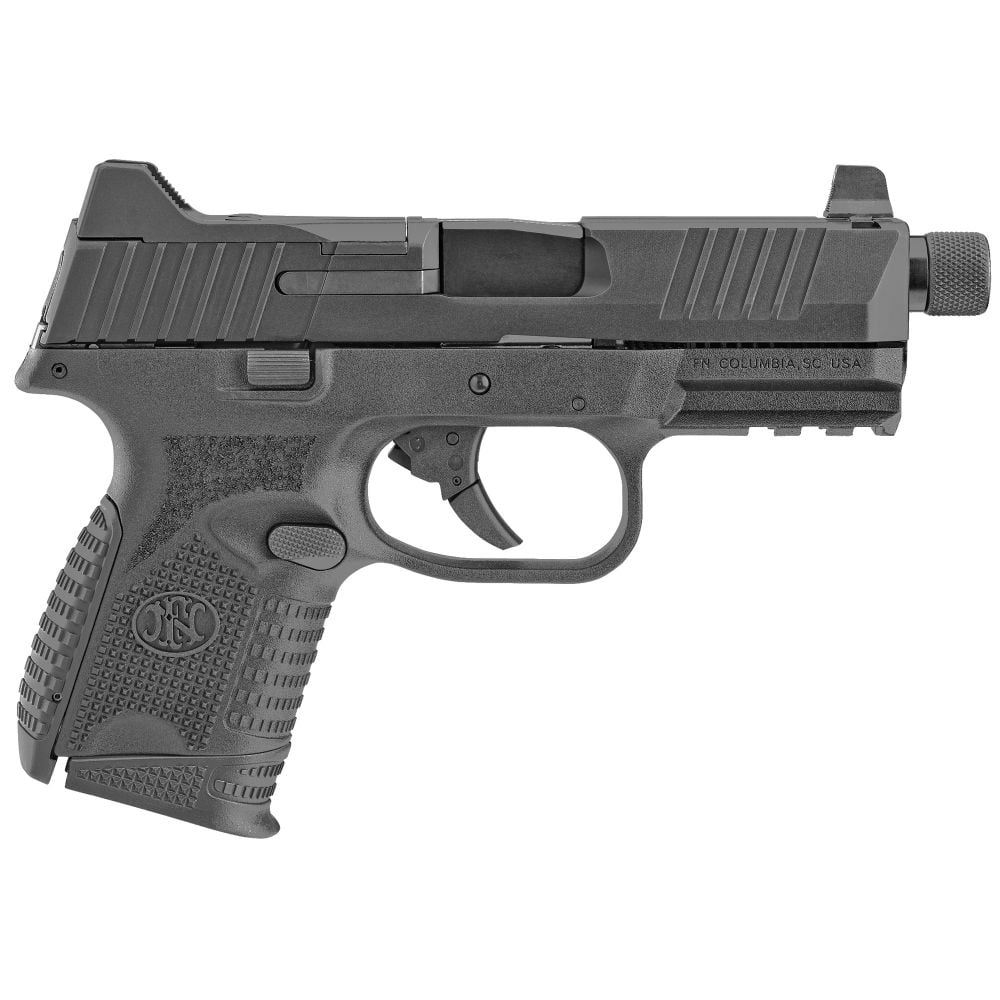 FN 509 Compact Tactical 9mm Semi Auto Pistol - 24 Rounds | 4.3" Barrel | Polymer Grips | Black | Iron Sights