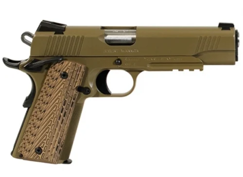 KIMBER .45 ACP DESERT WARRIOR - 7 Rounds | 5" Barrel | Composite Grips | FDE/Tan