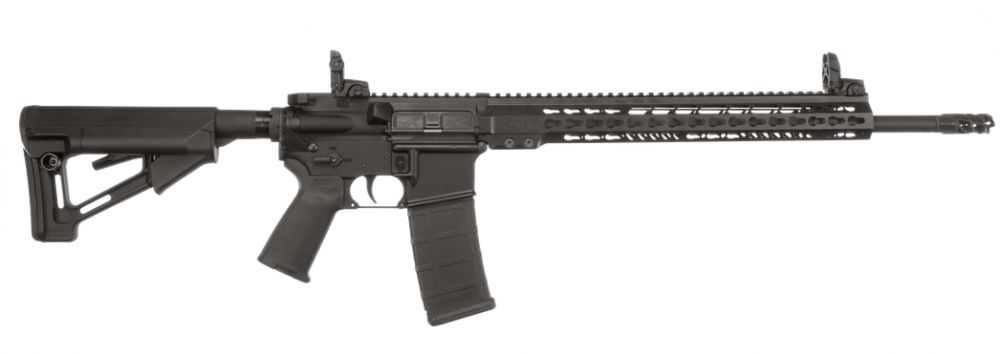 Armalite M-15 Tactical 18" 5.56 NATO AR15 Semi Auto Rifle - 30+1 Rounds | 18" Barrel | Magpul STR Black Stock | Synthetic | Blue/Black
