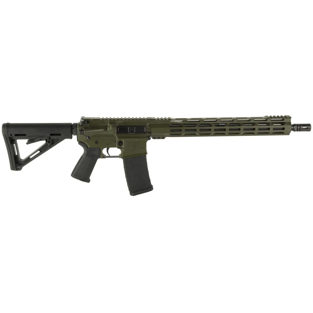 Diamondback Firearms DB15 5.56 NATO Semi Auto Rifle - 30+1 Rounds | 16" Barrel | Black Stock | Synthetic | Green
