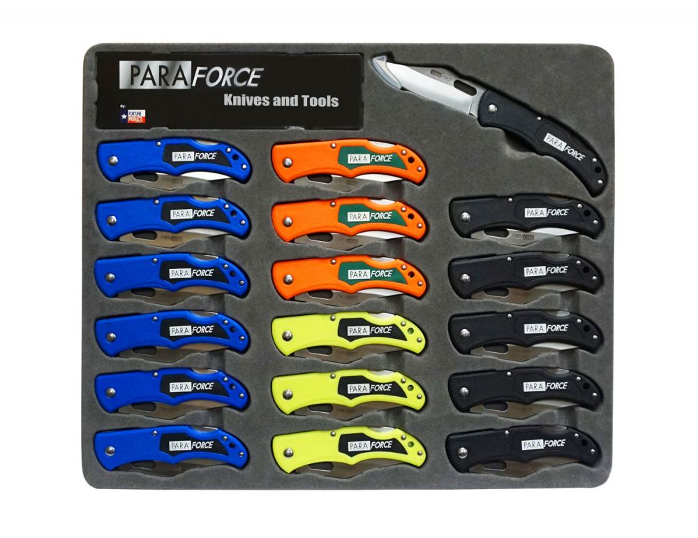 AccuSharp ParaForce Lockback Knife Display 18 Piece
