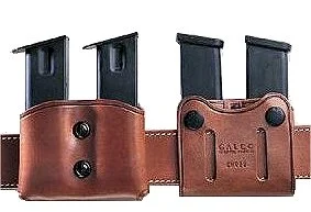 Galco DMC Double Fits S&W M&P Shield 45 ACP Leather Tan