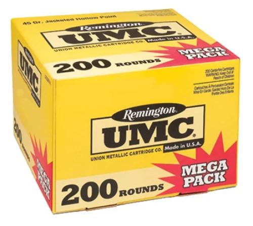 Remington Ammunition UMC 45 ACP 230 GR Metal Case (FMJ) 200 Bucket/ 4 - Brass Casing