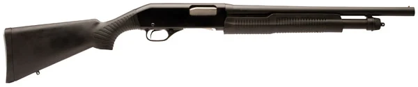 Stevens 320 Security Black 12 Gauge Shotgun - 5 Rounds | 18.5" Barrel | 3" Chamber | Fixed Stock | Synthetic