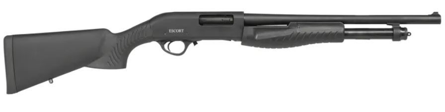 Escort Slugger 12 Gauge Shotgun - 5+1 Rounds | 18" Barrel | Black Synthetic Stock | Synthetic