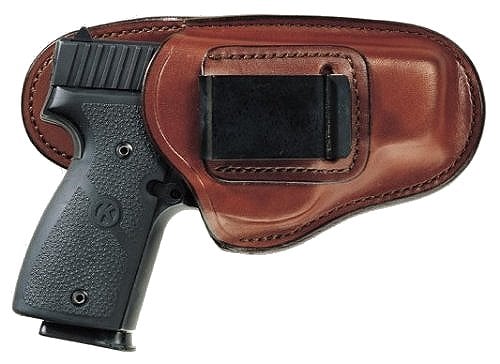Bianchi Professional Tan Leather IWB Colt Officer;CZ 75 Compact;Detonics Pocket 9 Right Hand - Tan Color | Leather Material | Belt Type