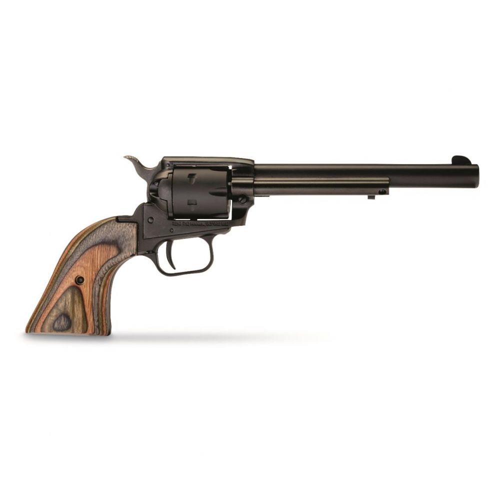 Heritage Manufacturing Rough Rider Steel Black/Satin 6.5" 22 Long Rifle Revolver - 6 Rounds | 6.5" Barrel