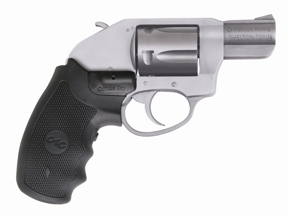 Charter Arms Crimson On Duty 5RD 38SP +P 2" - 5 Rounds | 2" Barrel | Polymer Grips | Stainless/Silver | 3-Dot Sights