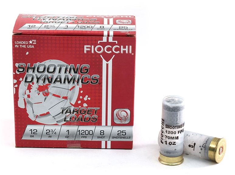 Fiocchi Shooting Dynamics Target Load 12 GA 2.75" 1oz #8 25rd1170FPSBox