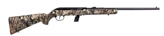 Savage Arms 64 F 22 Long Rifle Semi Auto Rifle - 10 Rounds | 20.5" Barrel | Camo Stock | Synthetic | Blue/Black