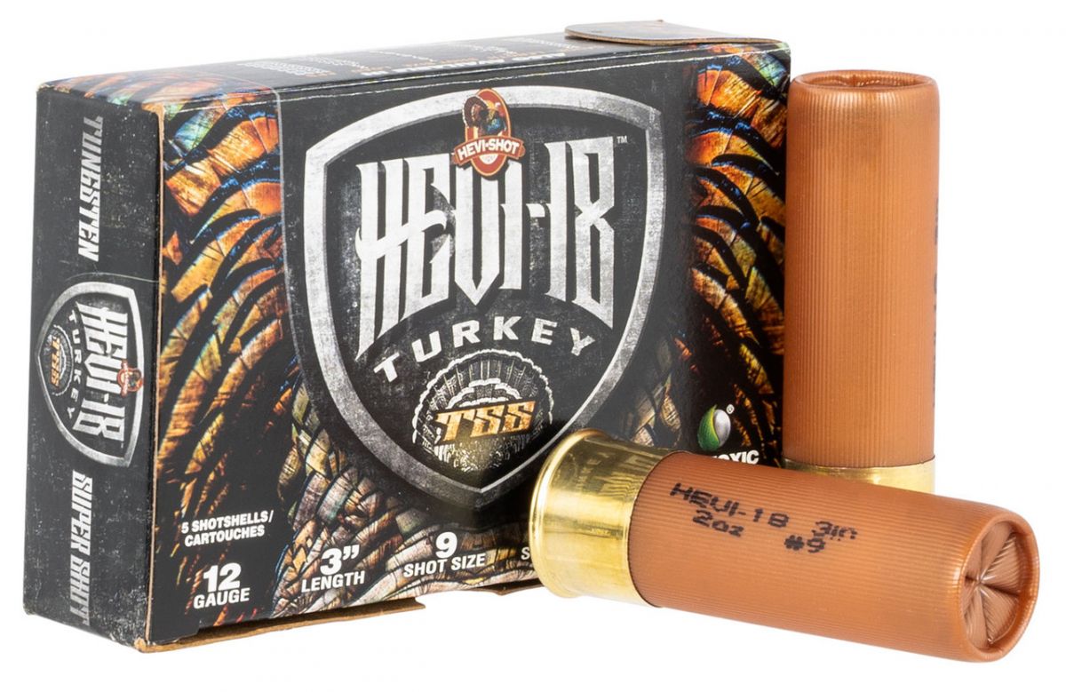 Hevi-Shot Hevi-18 TurkeyAmmo 12ga3" #9 Non-Toxic 2oz 5rd box