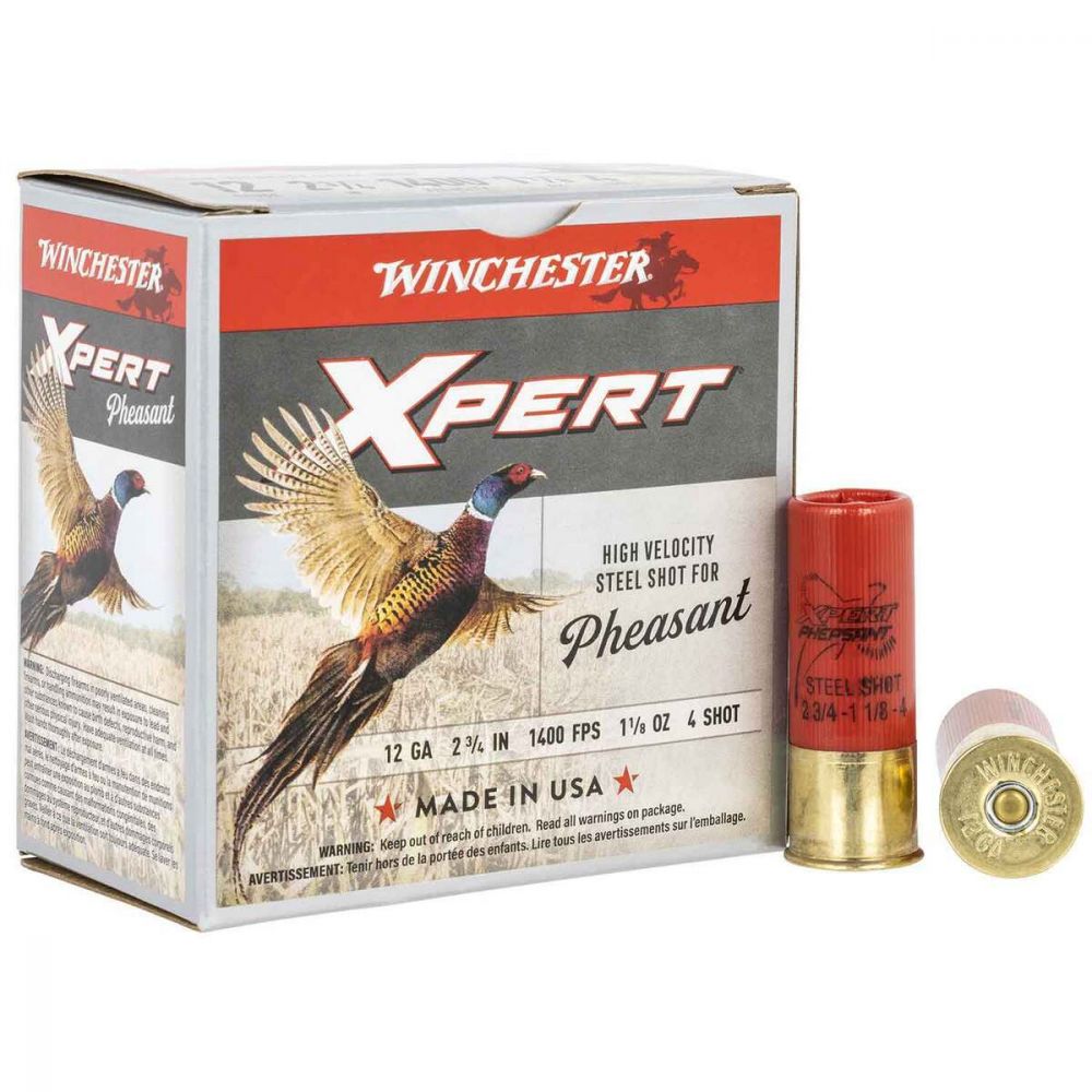 Winchester Xpert Pheasant 12 GAAmmo 2.75" 1 1/8 oz#4 shot25rd box