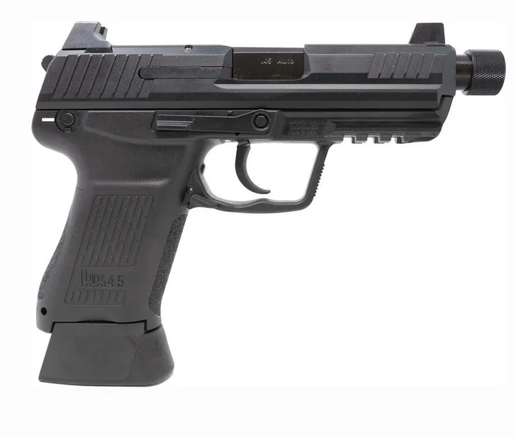 H&K 45AP Compact Tactical DA 10R B Night Sights Threaded Barrel - 10+1 Rounds | 4.57" Barrel | Blue/Black