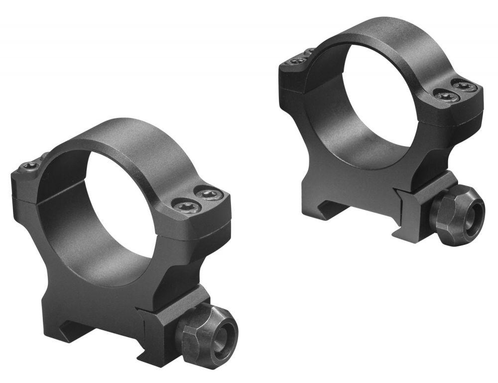 Leupold BackCountry Cross-Slot Weaver 30mm Diam Medium Aluminum Matte Black