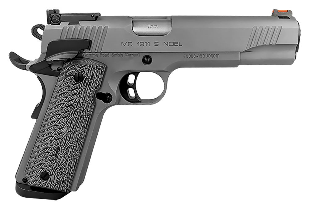 Girsan MC1911 Match Noel 8 Rounds 45 ACP Pistol - 8+1 Rounds | 5" Barrel | Composite Grips | Stainless/Silver | 3-Dot Sights