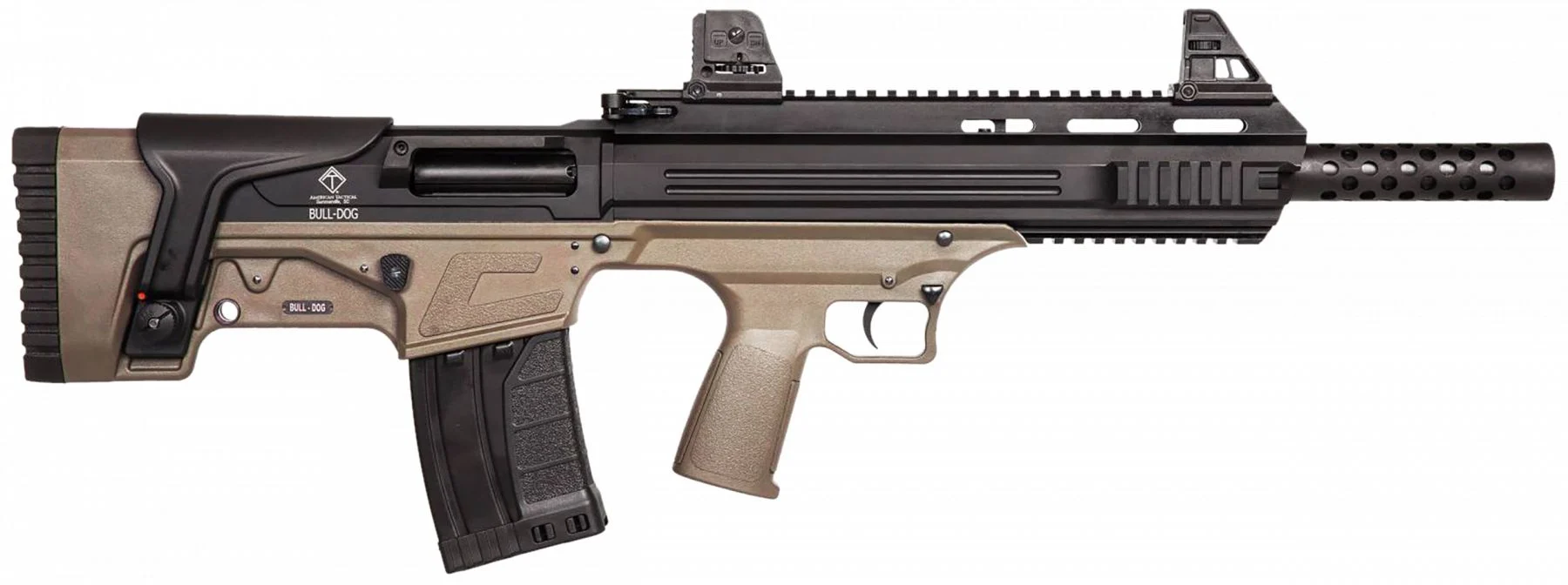 American Tactical Inc Bull-Dog 410 Bore Semi Auto Shotgun - 5+1 Rounds | 18.5" Barrel | 3" Chamber