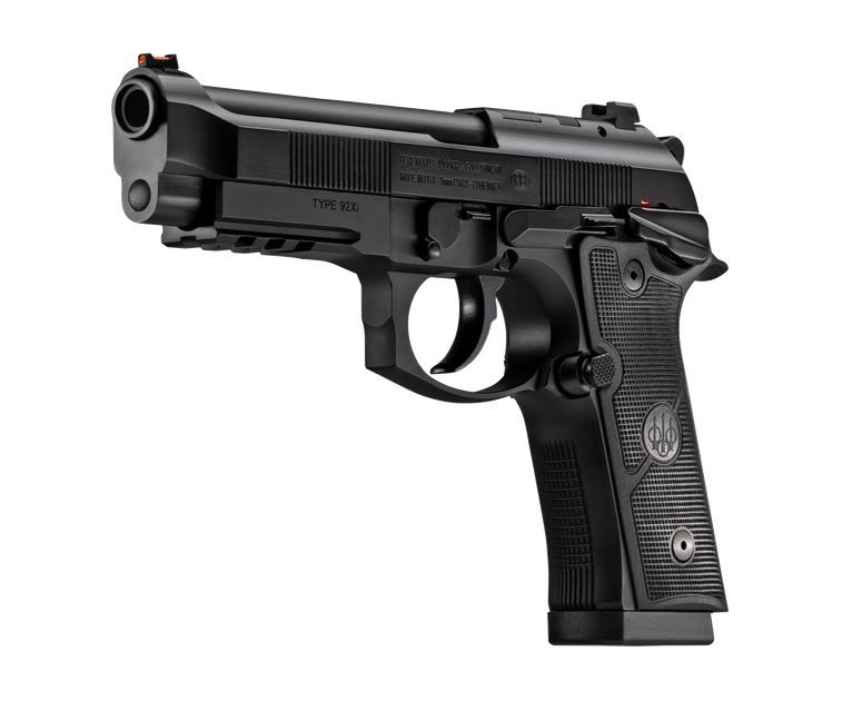Beretta 92GTS Standard Edition 9mm 4.7" H-Series Cerakote Finish, 15+1 - 15+1 Rounds | 4.7" Barrel | Blue/Black