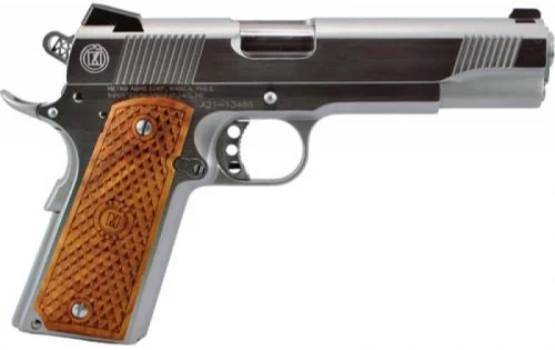 Tristar Arms American Classic II 1911 Chrome/Wood 45 ACP Pistol - 8+1 Rounds | 5" Barrel | Wood Grips | Hard Chrome