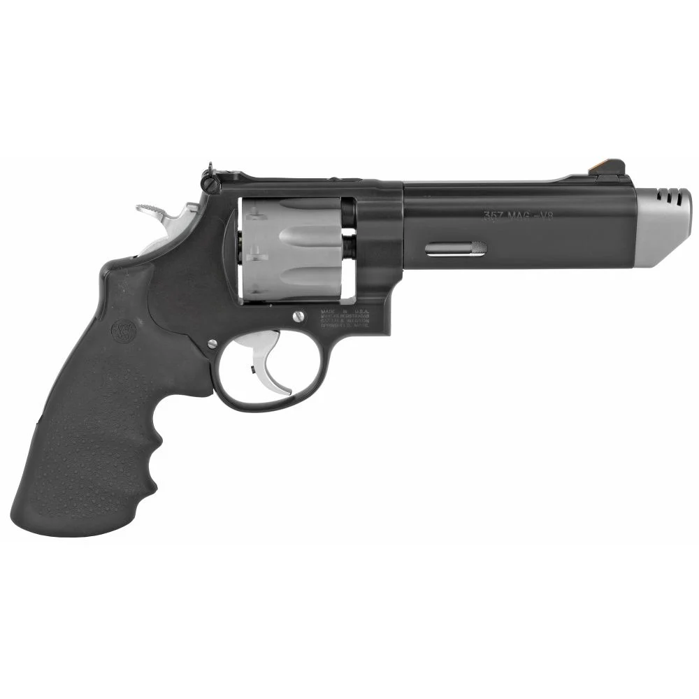 Smith & Wesson Performance Center Model 627 .357 Magnum Revolver - 8 Rounds | 5" Barrel | Rubber Grips | Two-Tone | Adjustable Sights