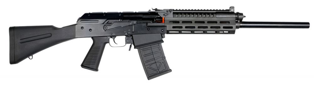JTS M12AK T1 Tactical 12 Gauge Shotgun - 5+1 Rounds | 18.7" Barrel | 3" Chamber | Black Stock | Synthetic | Blue/Black
