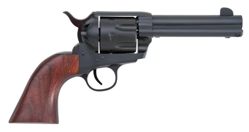Traditions Firearms 1873 Rawhide Rancher Walnut Grip 4.75" 22 Long Rifle Revolver - 6 Rounds | 4.75" Barrel | Wood Grips | Blue/Black