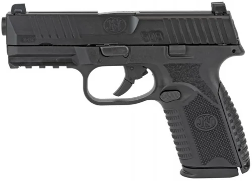 FN 509 Midsize No Manual Safety Black 15+1 9mm Pistol - 15+1 Rounds | 4" Barrel | Polymer Grips | Blue/Black | 3-Dot Sights