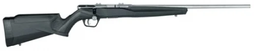 Savage B22 Magnum FVSS Bolt .22 WMR 21 10+1 Synthetic Black Stock Black - 10+1 Rounds | 21" Barrel | Synthetic Stock | Blue/Black