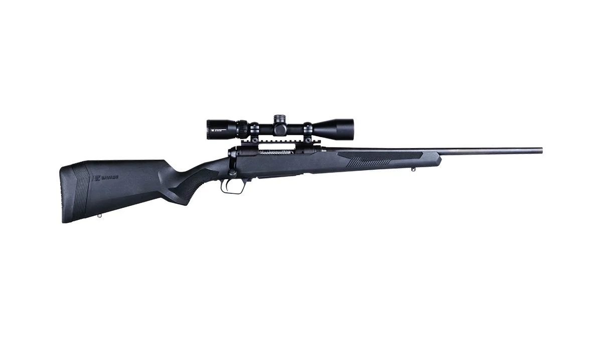 Savage Arms 110 Apex Hunter XP 6.5x284 Norma Bolt Action Rifle - 3+1 Rounds | 24" Barrel | Black Synthetic Stock | Synthetic | Blue/Black