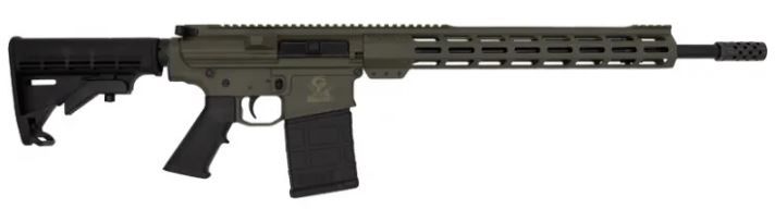 GLFA AR10 .308 Semi Auto Rifle - 10 Rounds | 18" Barrel | Synthetic | Green